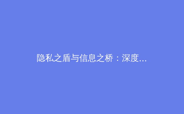 隐私之盾与信息之桥：深度解析VPN技术演进与全球资讯自由新常态 - 4